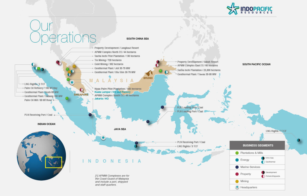 Operations Map Indo Pacific